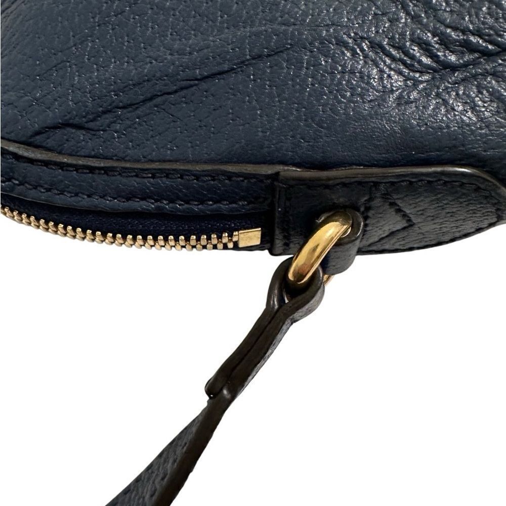 Gucci Navy Blue Leather Ophidia Dome Bag with Red Stripe - Picture 5 of 14